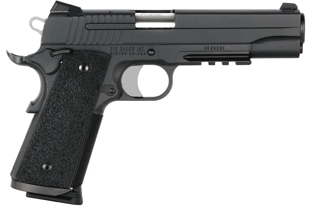Sig Sauer 1911 Tactical Operations 45 ACP with Ergo XT Grips and Night