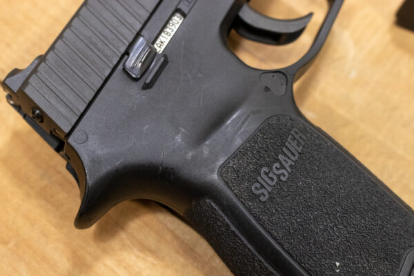 Sig Sauer P250 45ACP DAO Police Trade-in Pistols with Night Sights