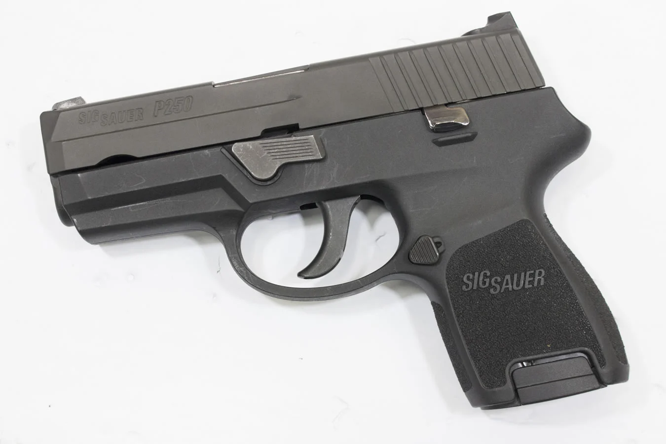 Sig Sauer P250 Subcompact 45 ACP Police Trade-ins with Night Sights and