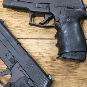 Sig Sauer P226 9mm DAO Police Trade-in Pistols with Flint MI Police