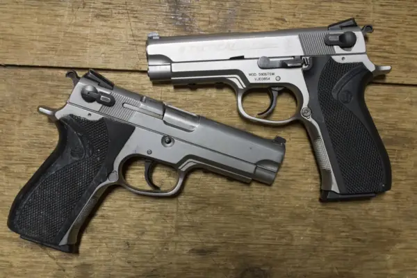 Smith & Wesson 5906TSW Tactical 9mm Police Trade-ins (Fair Condition