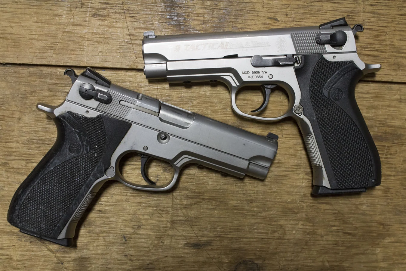 Smith &amp; Wesson 5906TSW Tactical 9mm Police Trade-ins (Fair Condition
