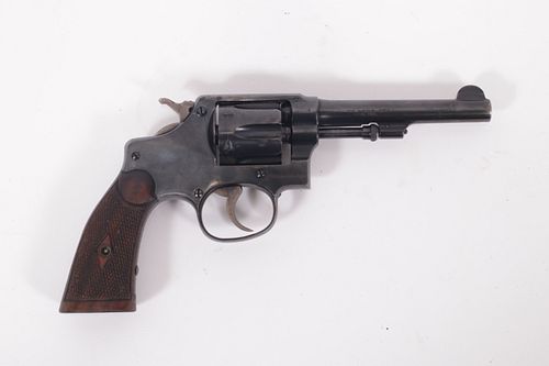 ***SMITH & WESSON 32 LONG HAND EJECTOR, DOUBLE ACTION REVOLVER .32 CAL