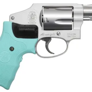 Smith & Wesson Model 642 38 Special Revolver with Robins Egg Blue CT