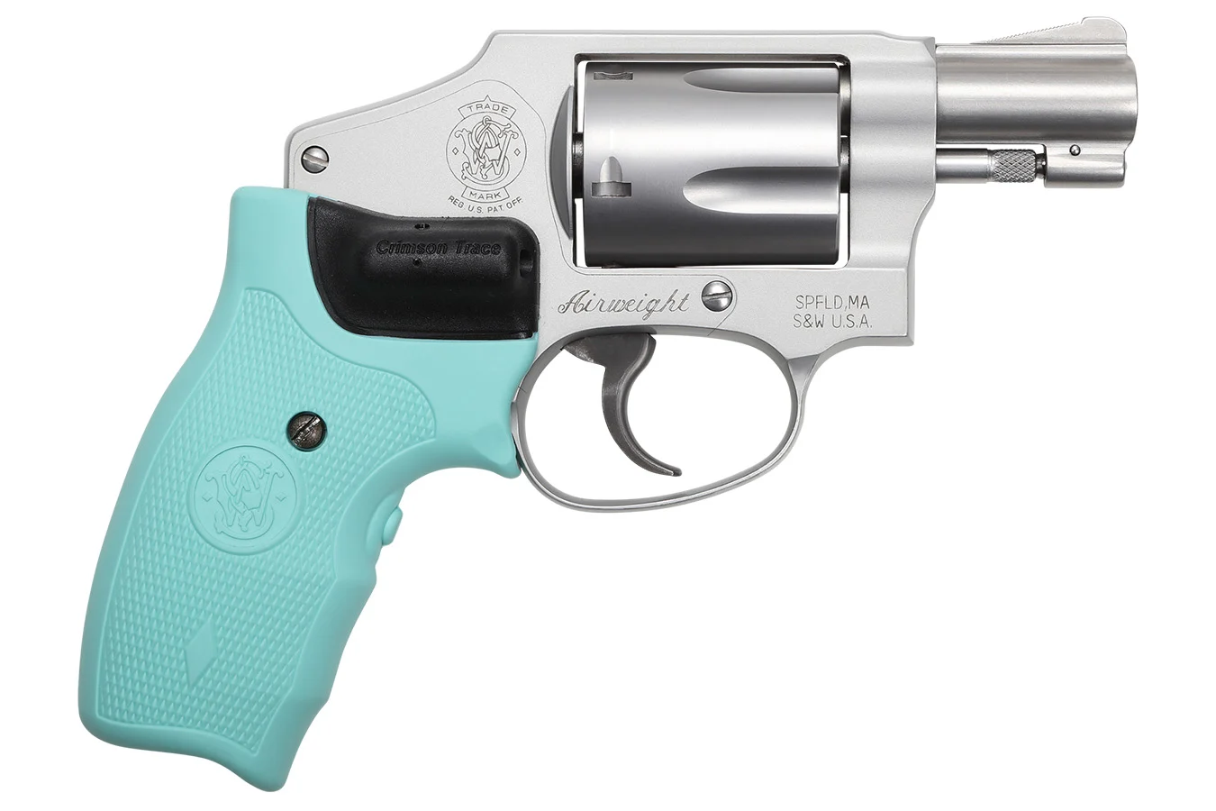Smith &amp; Wesson Model 642 38 Special Revolver with Robins Egg Blue CT