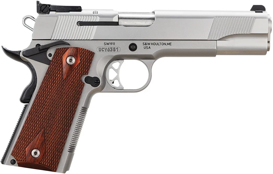 Smith &amp; Wesson SW1911 E-Series 45 ACP Stainless Centerfire Pistol with