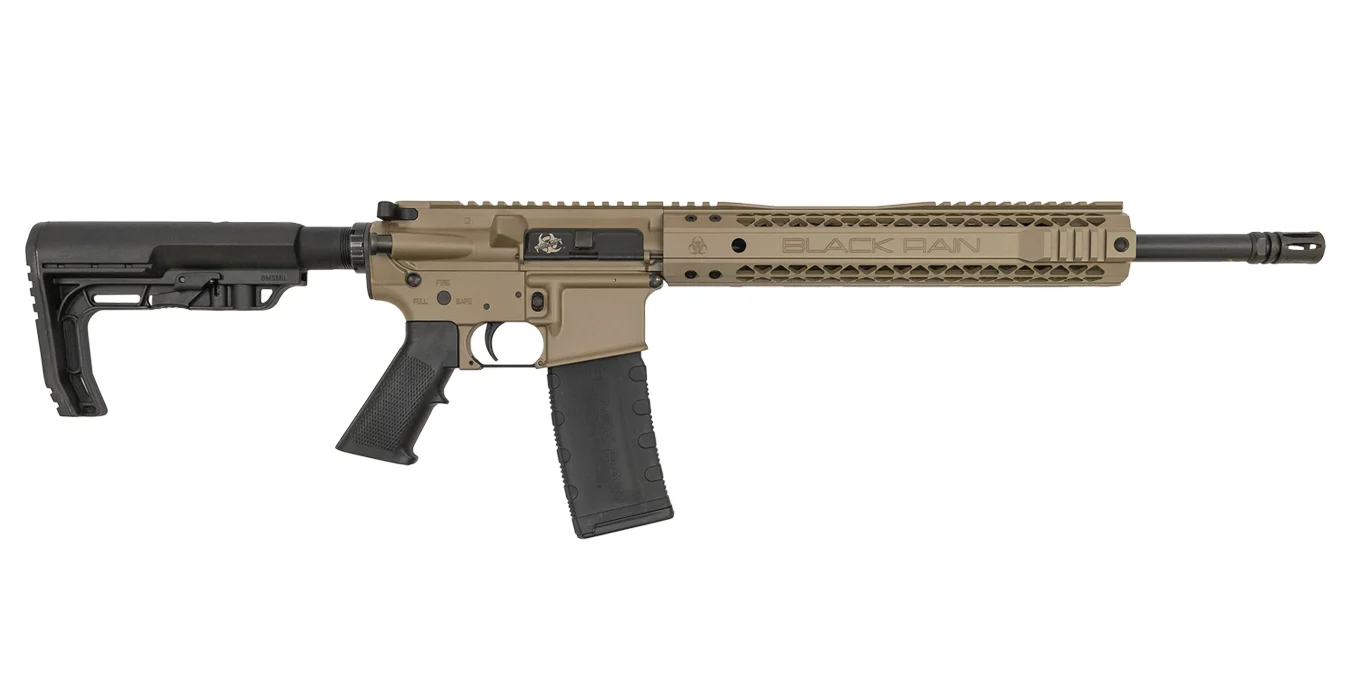 Black Rain Ordnance Spec15 Series AR15 5.56mm Semi-Automatic Rifle FDE