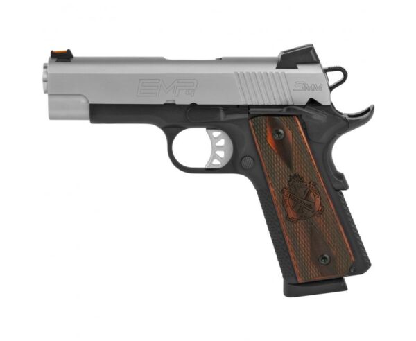 Springfield Armory 1911 EMP Champion Black / Grey 9mm 4″ Barrel 10-Rounds with Fiber Optic Front Sight