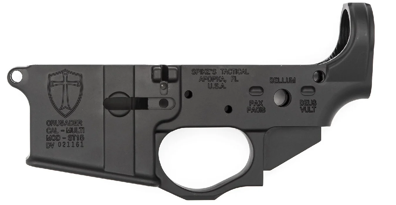 Spikes Tactical Crusader Stripped Lower Receiver (Multi Cal