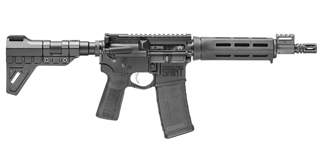 Springfield Saint 5.56mm AR-15 Pistol with B5 Grip and Trinity Force