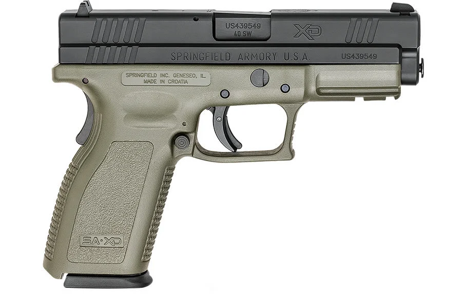 Springfield XD 40 S&amp;W Service Model OD Green