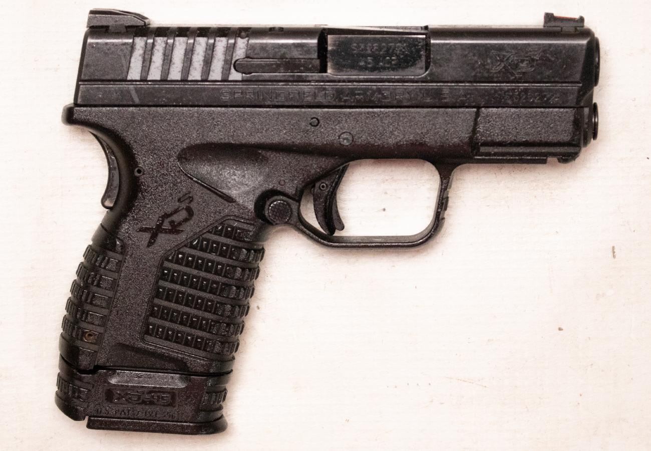Springfield XDS-45 45ACP Police Trade-In Semi-Auto Pistol with Grip