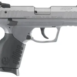 Ruger SR22 22LR Rimfire Pistol with Savage Stainless Cerakote Finish