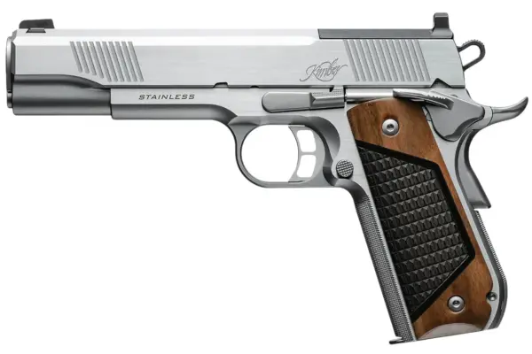 Kimber Stainless II 9mm Luger Pistol with Black Walnut w/G10 Insert