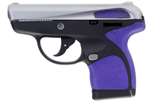Taurus Spectrum .380 Auto Semi Auto Pistol with Silver Slide and Purple