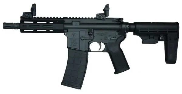 Tippmann M4-22 Micro Elite 22LR Rimfire Pistol with T5 Arm Brace