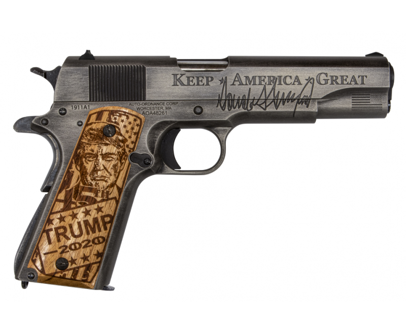 Auto-Ordnance Trump-3 2020 Special Edition 1911 Engraved .45 ACP 5″ Barrel 7-Rounds