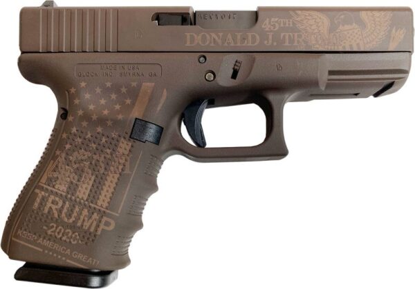 Glock 19 Gen4 9mm Patriot Brown 4.0-inch 15Rd Trump 2020 Exclusive USA Made
