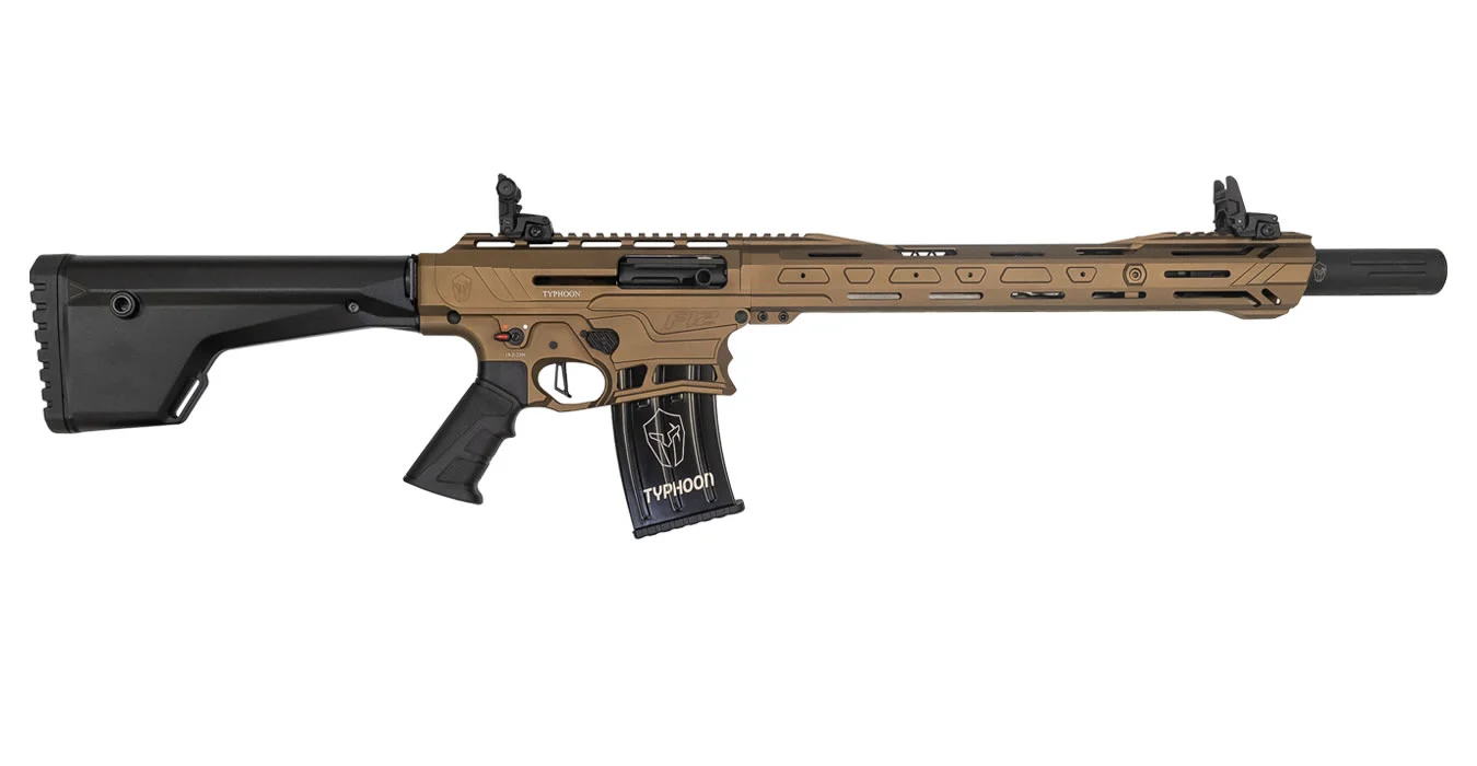 Typhoon Defense F12 Sport 12 Gauge Semi-Automatic Shotgun with Bronze