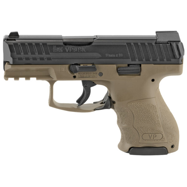 H&K VP9SK-LE 9mm Striker Fired, Tritium Night Sights, 3 Mags - Top Gun