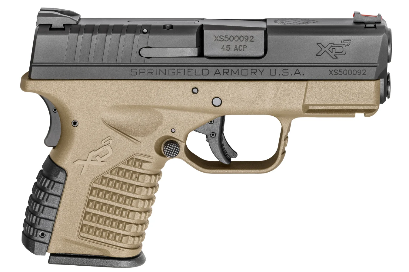 Springfield XDS 3.3 Single Stack 45ACP Flat Dark Earth (FDE) Essentials