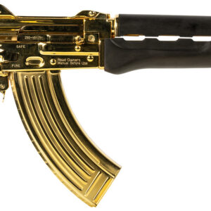 Zastava ZPAPM70 7.62x39, 16.25" Barrel, 24K Gold