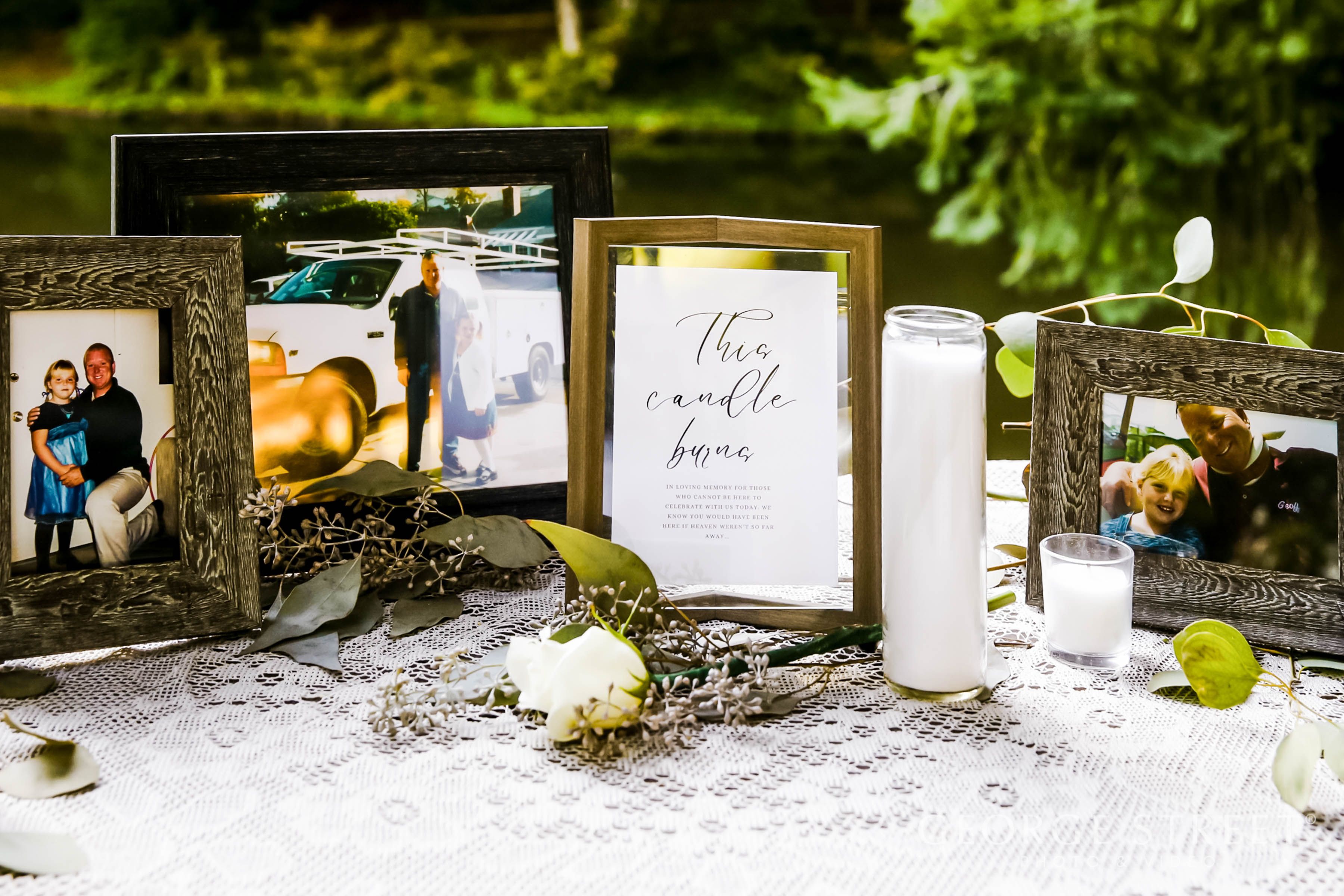 In loving memory wedding memorial table 60 photos - Vianawedding.com