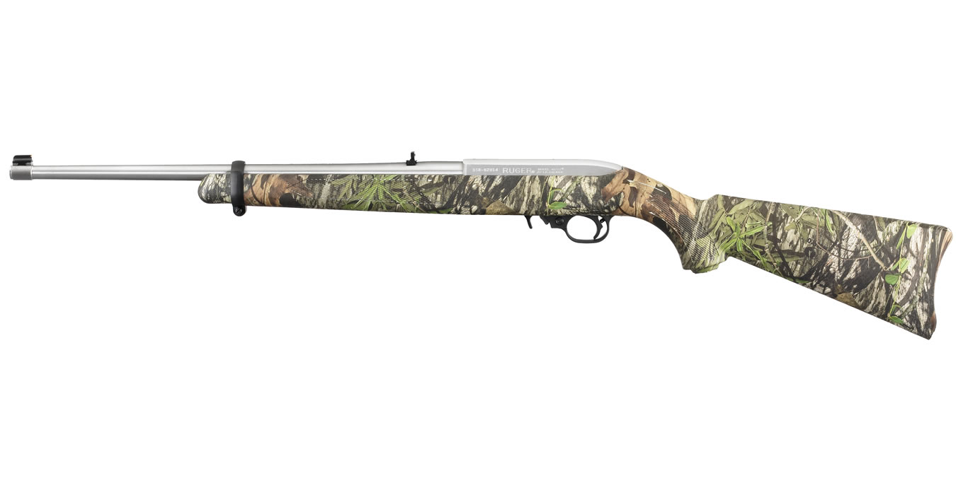 10/22 Carbine 22LR Stainless with Mossy Oak Obsession Camo Stock