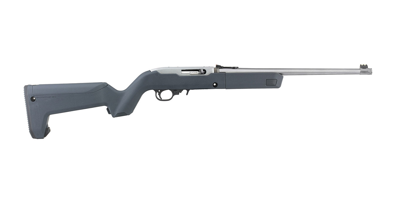 10/22 Takedown 22LR Rifle with Gray Magpul X-22 Backpacker Stock