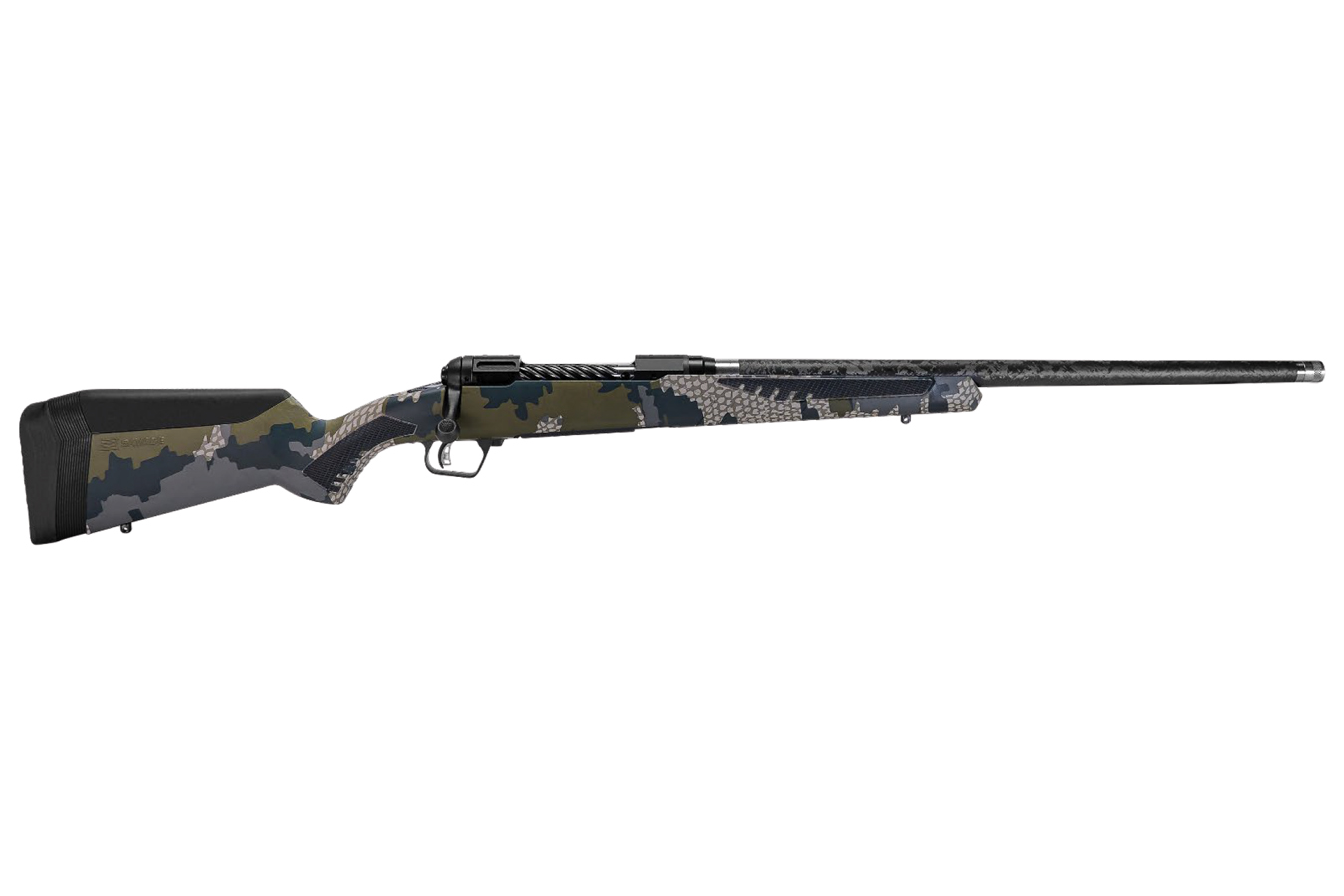 110 Ultralite 6.5 Creedmoor Bolt-Action Rifle with Carbon Fiber Barrel and KUIU Verde 2.0 Camo Stock