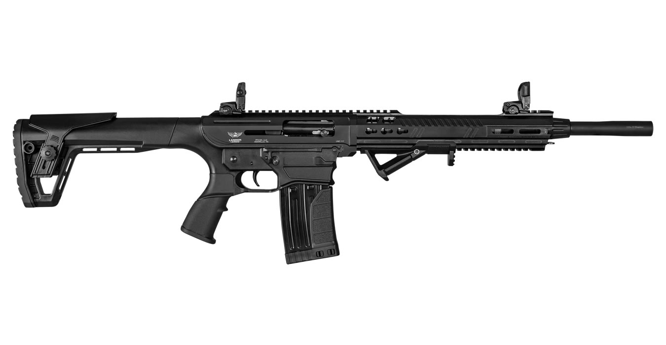 12 Gauge AR-Style Shotgun with Black Synthetic Stock