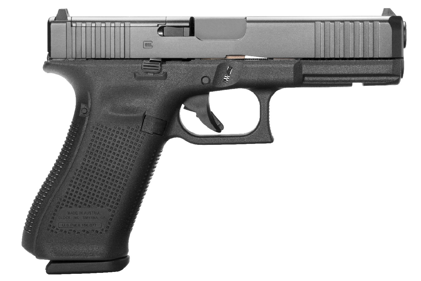 17 MOS Gen5 9mm Pistol with Front Serrations (10 Round Model)