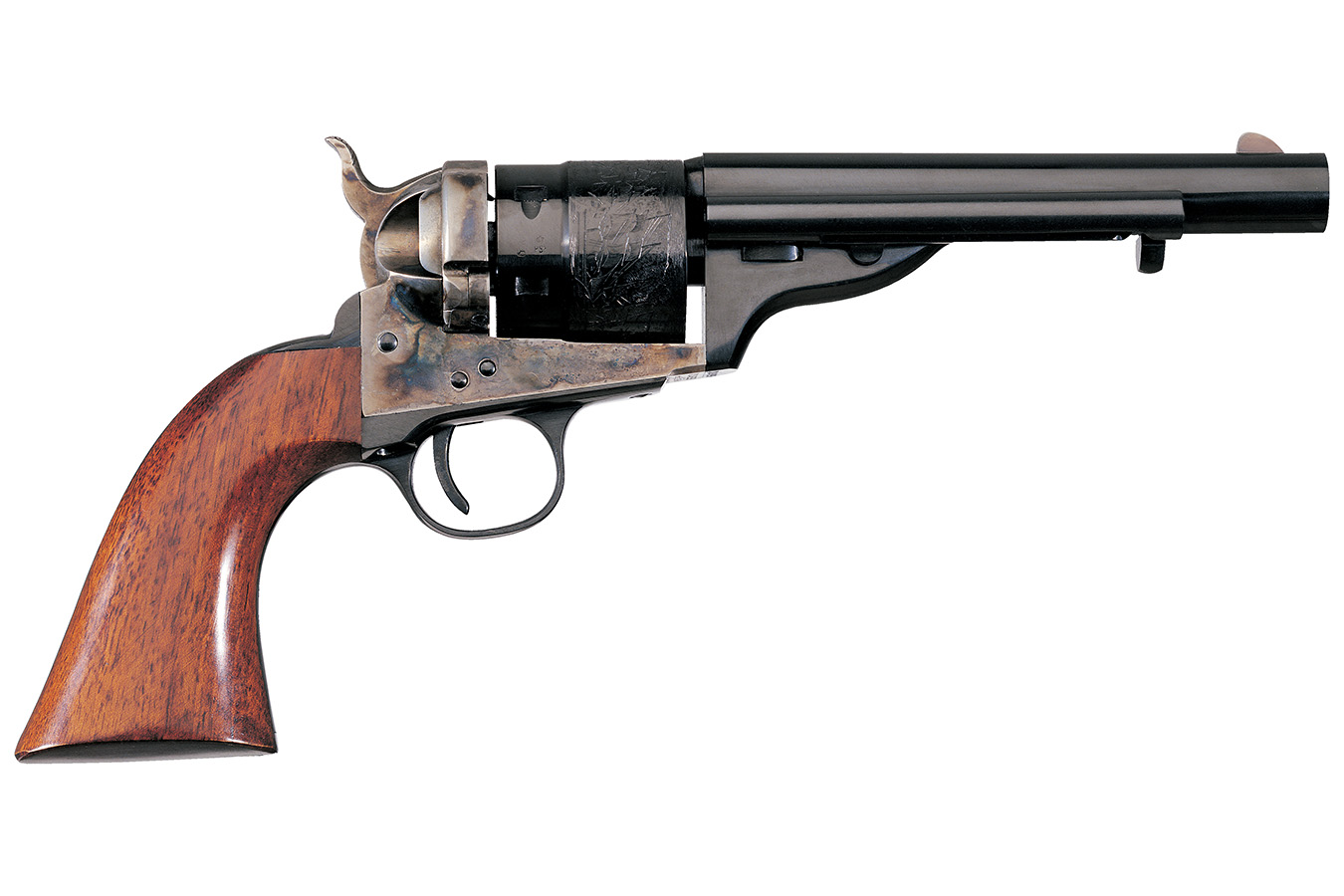 1860 Army Conversion 45 Colt with Case Hardened Frame and Engraved Cylinder