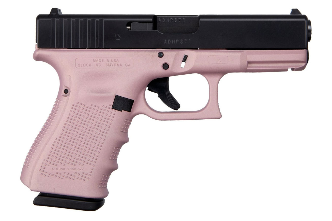 19 Gen4 9mm Pistol with Cerakote Pink Finish