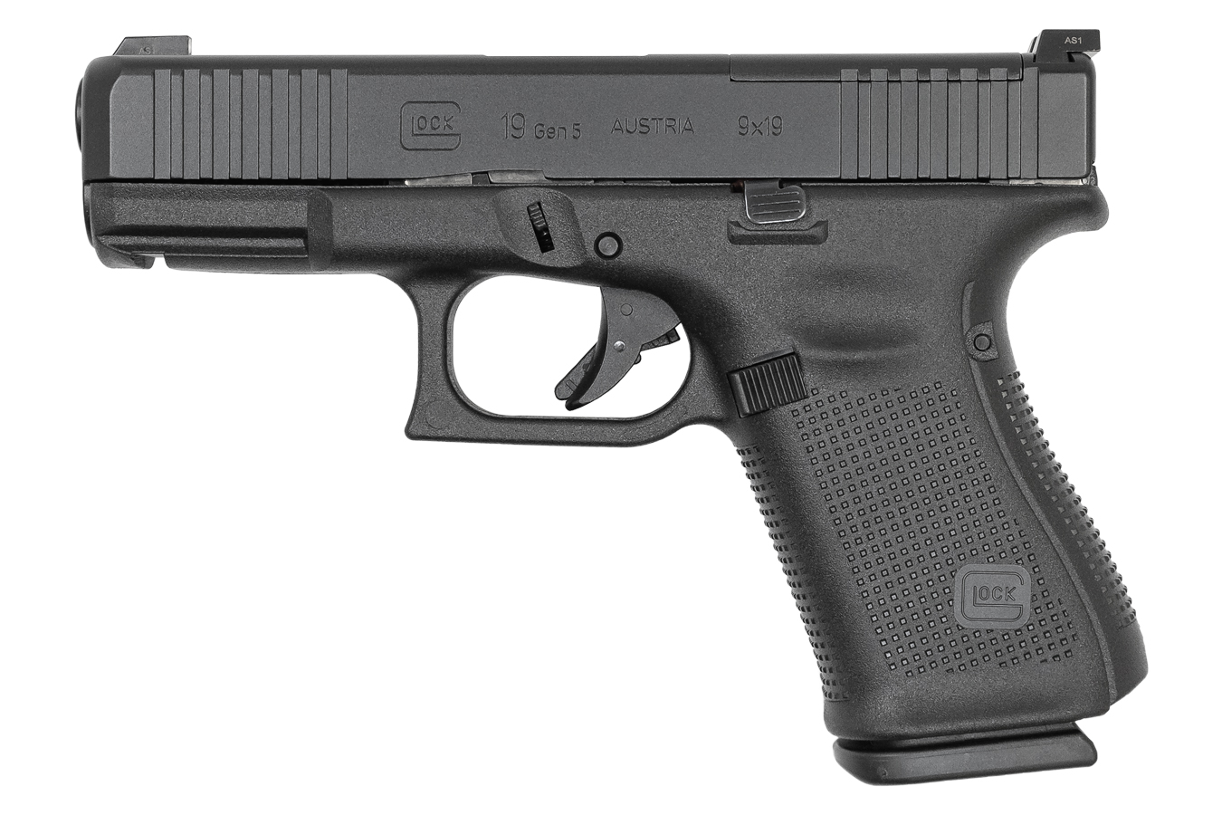 19 Gen5 MOS 9mm 15-Round Pistol with Glock Night Sights