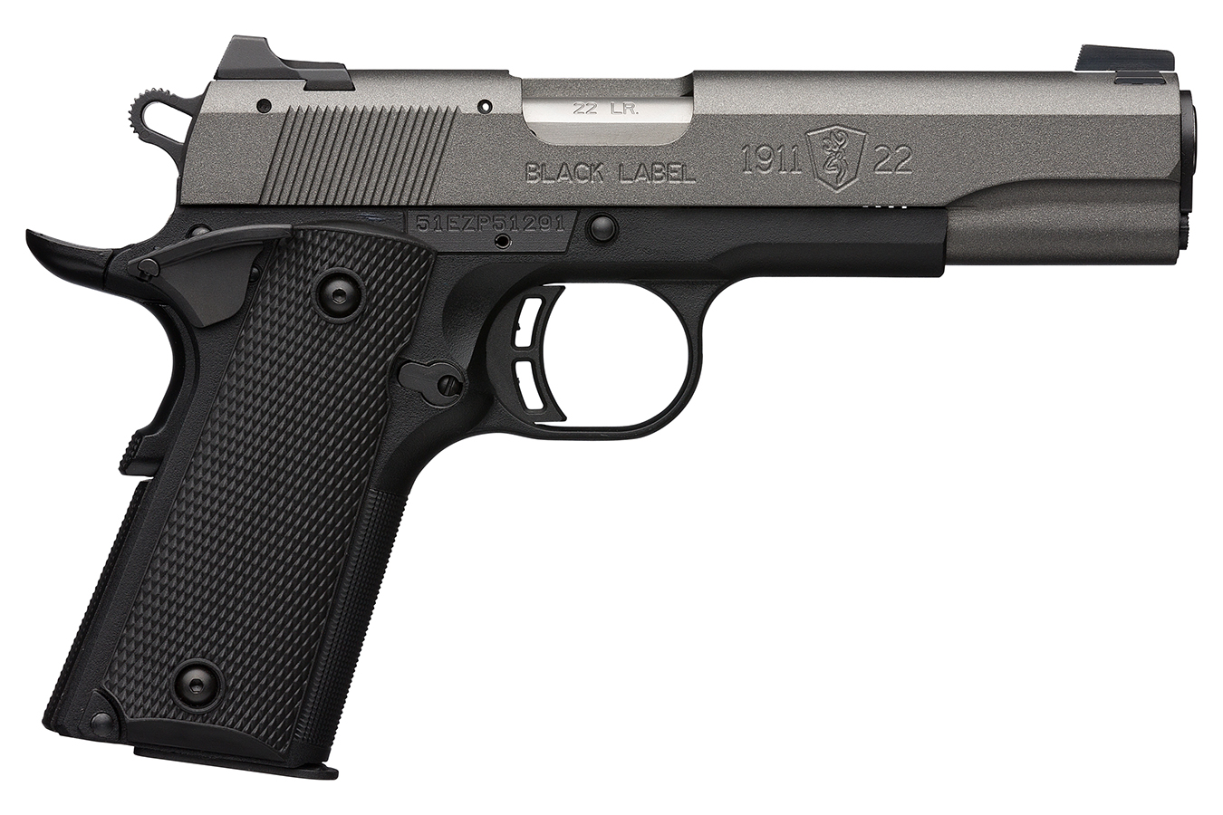 1911-22 Black Label 22LR Rimfire Pistol with Tungsten Slide Finish
