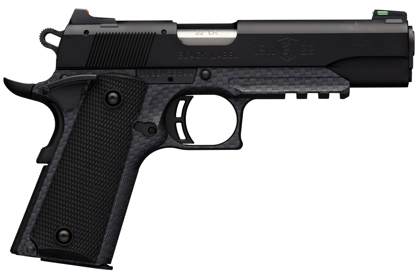 1911-22 Black Label Carbon Fiber with Rail