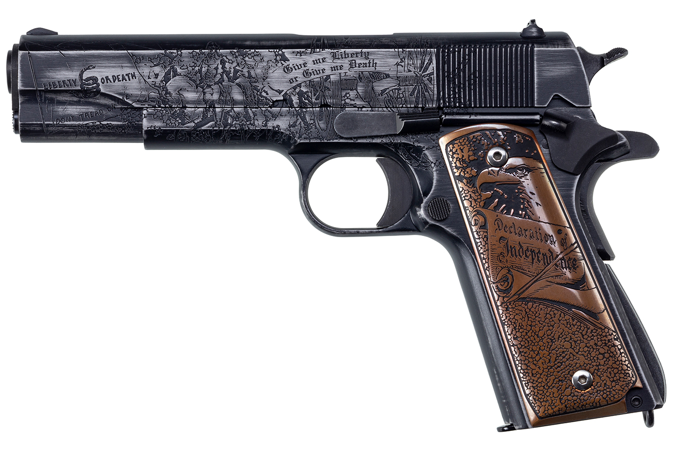 1911 45ACP Revolution Custom Edition Engraved Pistol