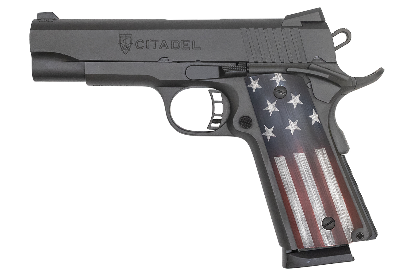 1911-A1 Commander 9mm Mid-Size Pistol with USA Flag Grips
