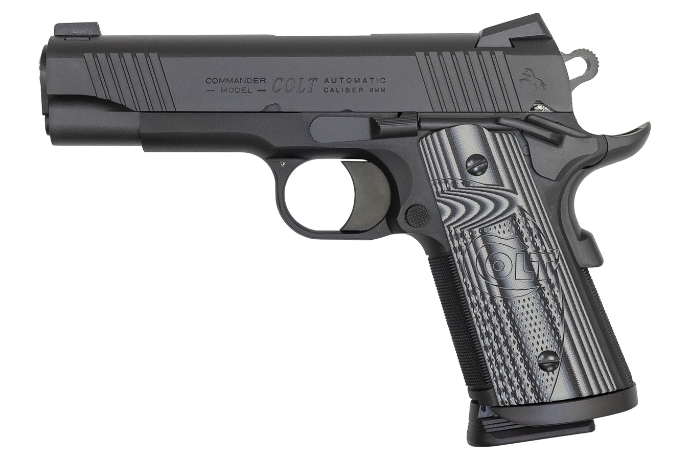 1911 Combat Unit CCO 9mm Pistol with G10 Grips