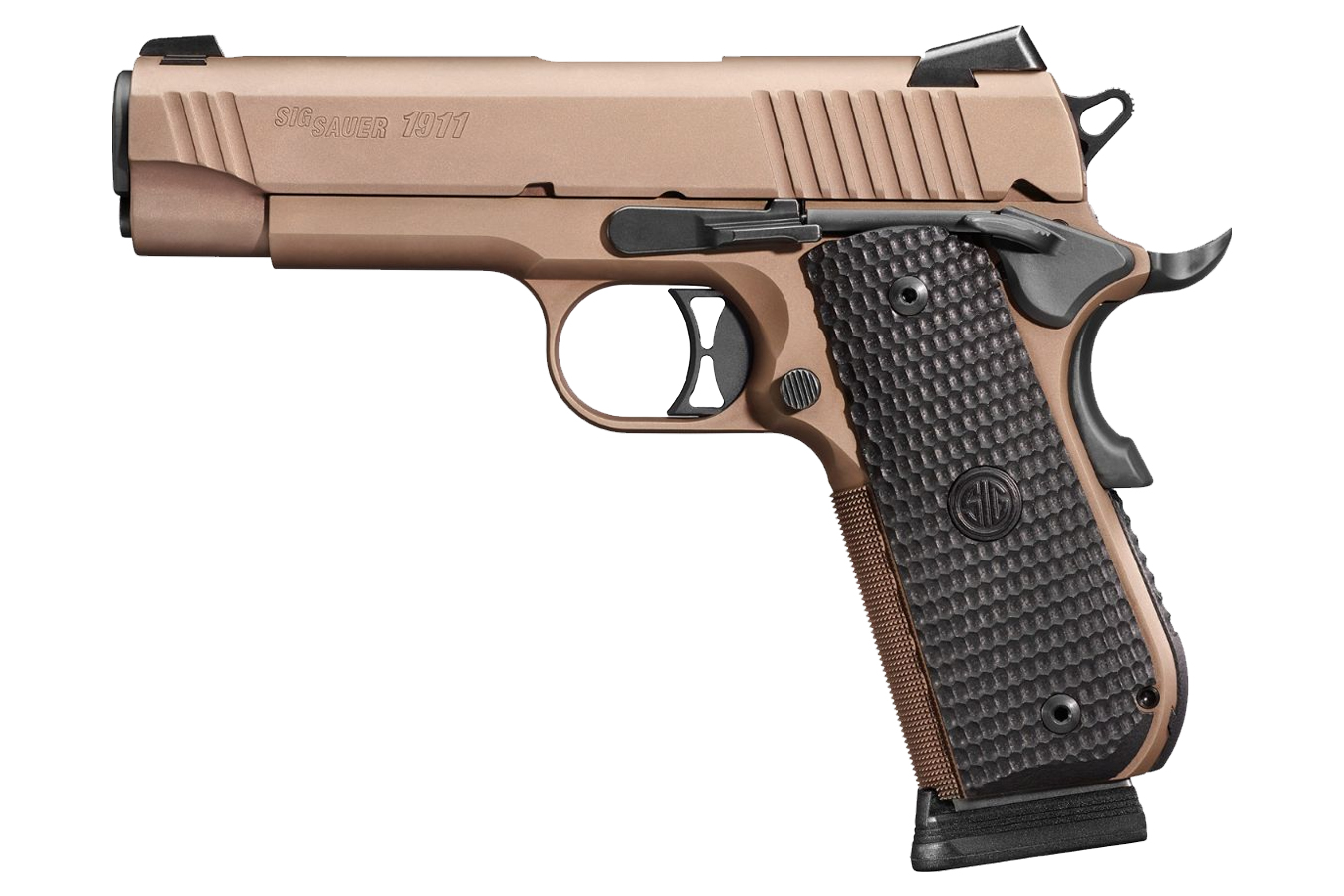 1911 Fastback Emperor Scorpion Carry 45 ACP Pistol with FDE PVD Finish
