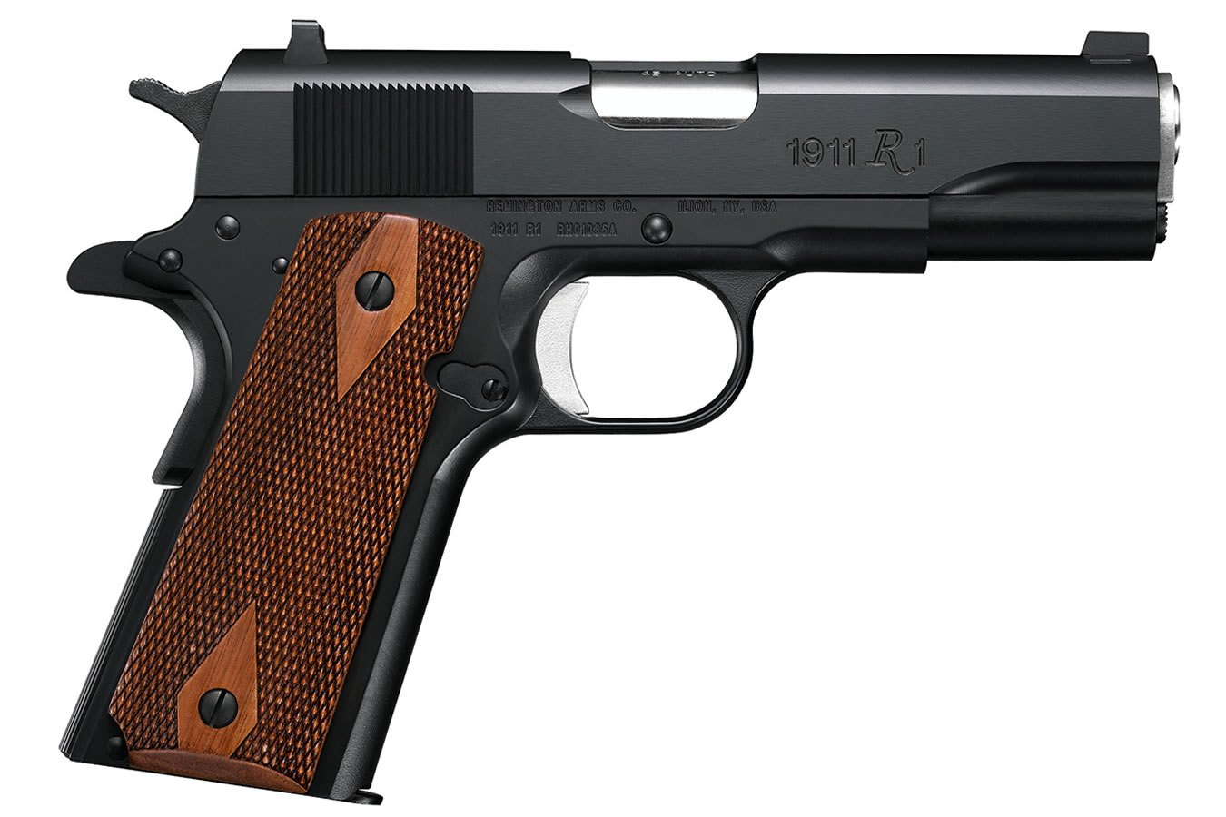 1911 R1 Commander 45 ACP with Walnut Grips