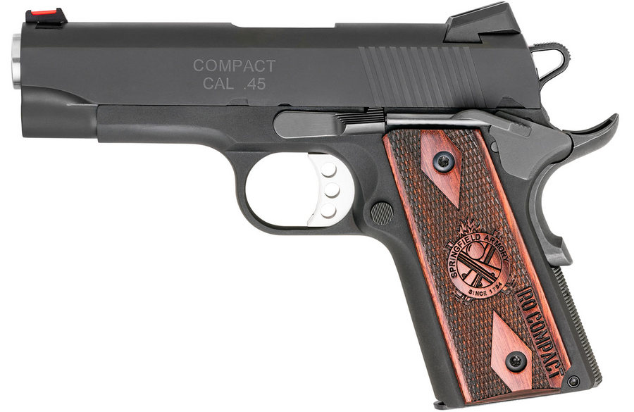 1911 Range Officer Compact 45ACP with Fiber Optic Sight