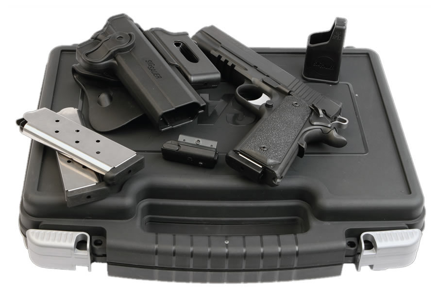 1911 Tactical Package 45 ACP with Laser, Rail and Holster