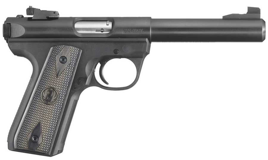 22/45 22LR Target Rimfire Pistol with Black Laminate Grips