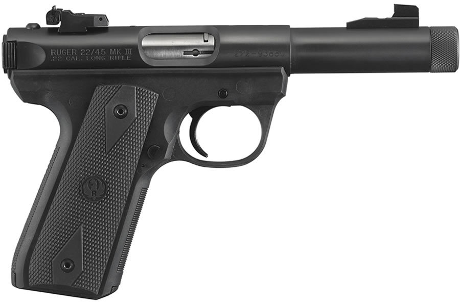 22/45 Mark III 22LR Rimfire Pistol with Threaded Barrel