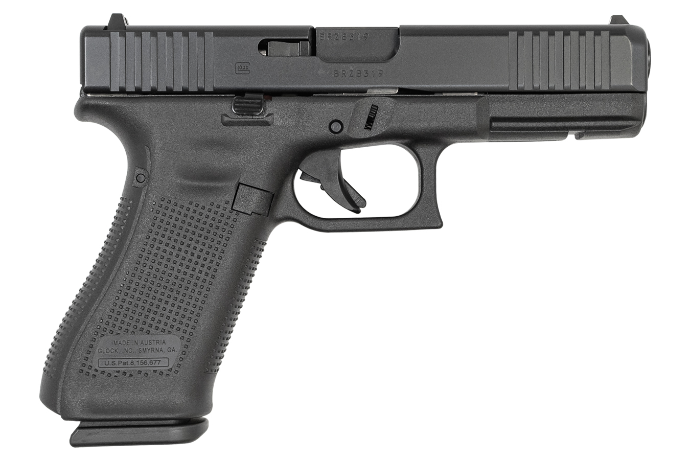 22 Gen5 40 S&W Pistol with Front Serrations
