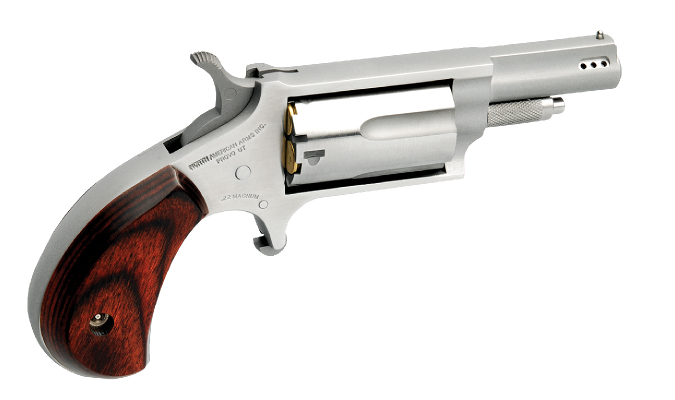 22LR/22WMR Mini Revolver with Rosewood Birdshead Grips