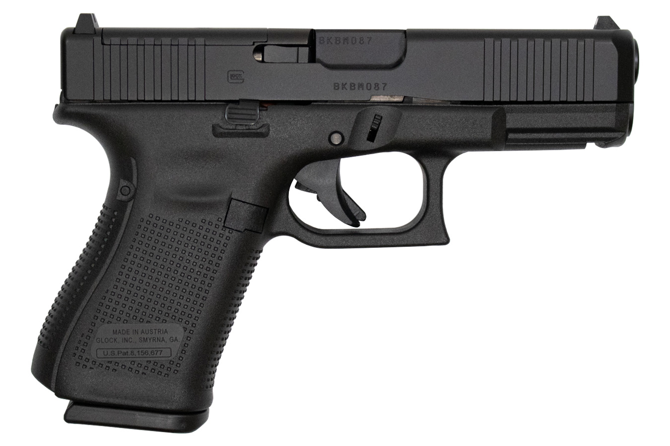 23 MOS Gen5 40 S&W Pistol with Front Serrations