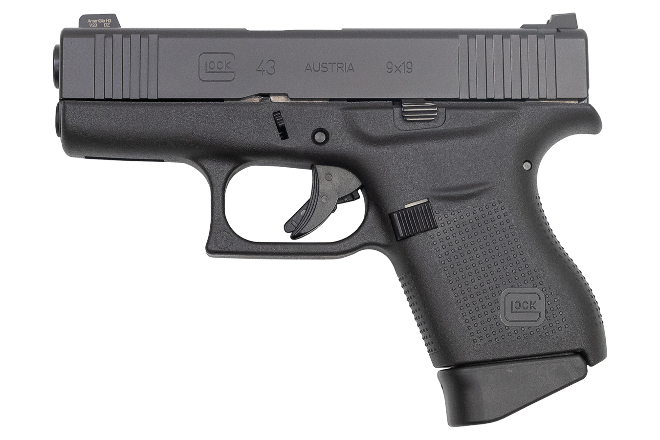 43 9mm Single Stack Vickers Tactical Pistol with Night Sights